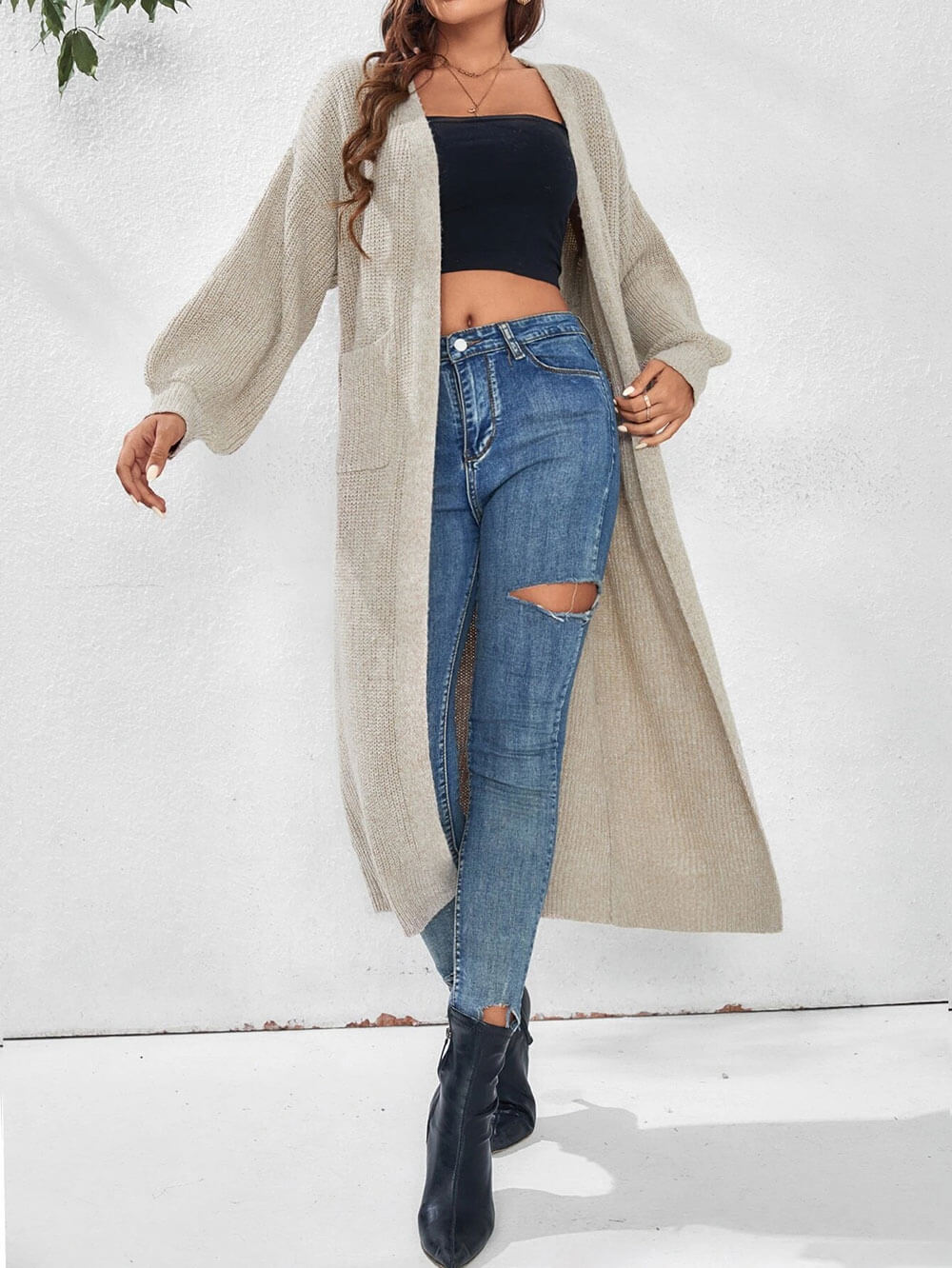 پیراهن ساتن بزرگ - تصویر 4